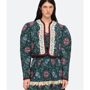 Sea New York Robina Jacket Olive in Size S